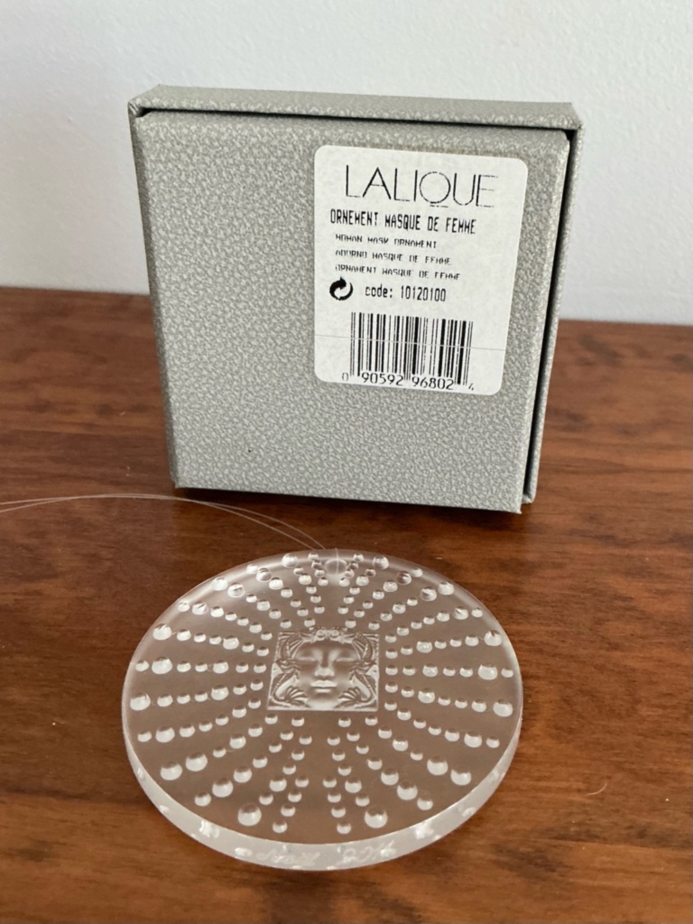 LALIQUE Masque De Femme Ornament - Picture 3 of 8